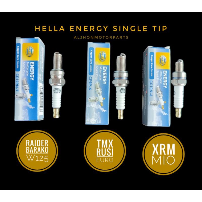 HELLA ENERGY SPARK PLUG SINGLE TIP | Shopee Philippines