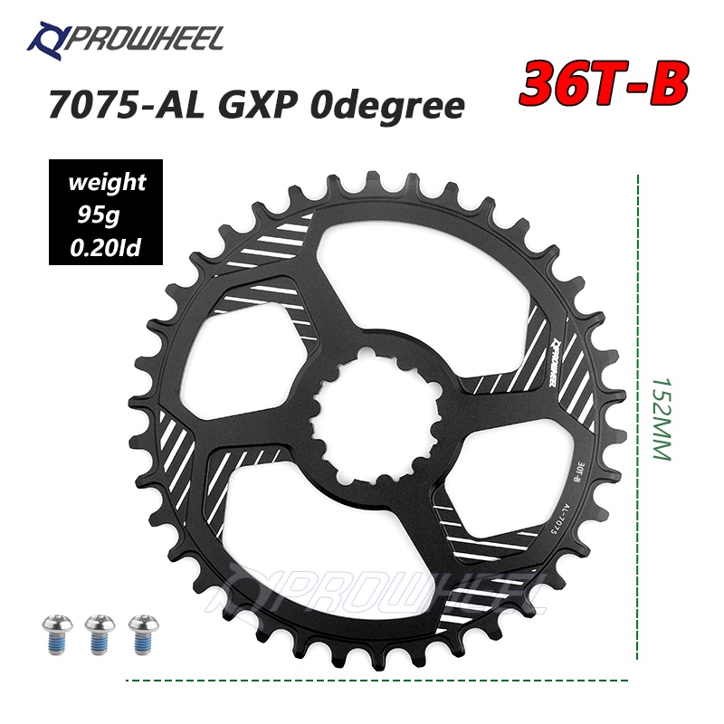PROWHEEL MTB GXP bicycle Crankset fixed gear Crank 28T 30T 32T 34T
