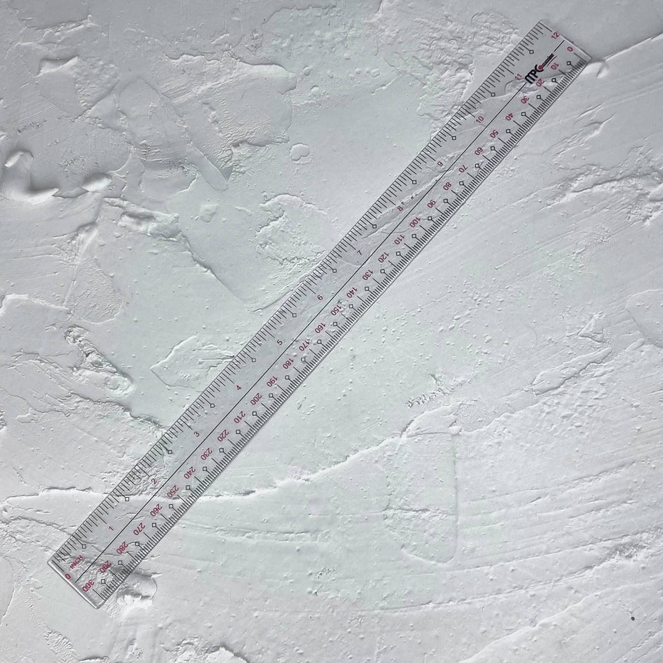 Transparent Plastic Ruler 12