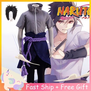 Anime Uchiha Sasuke cosplay costume Shippuden clothing Halloween