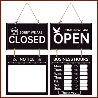 Open And Closed Business Sign, Double Sided Reversible Come In We're Open  And Sorry We're Closed Sign Store Hanging Sign For Restaurant Club Cafe  Hote