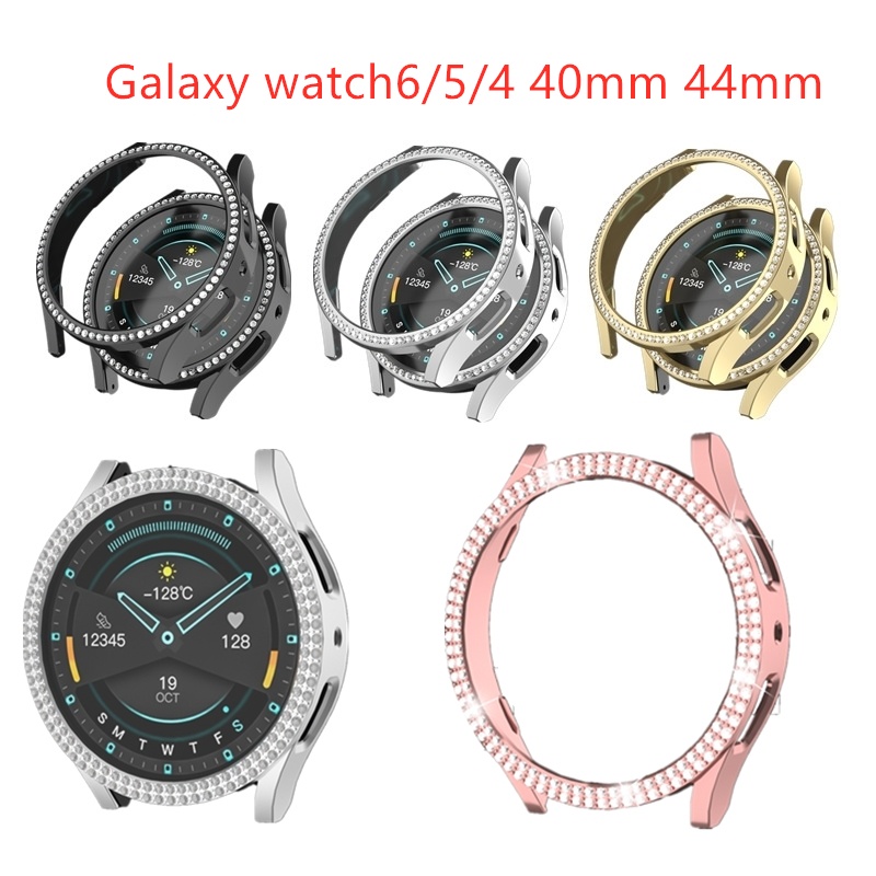 Diamond PC Case for Samsung Galaxy Watch6 44mm 40mm Smartwatch ...