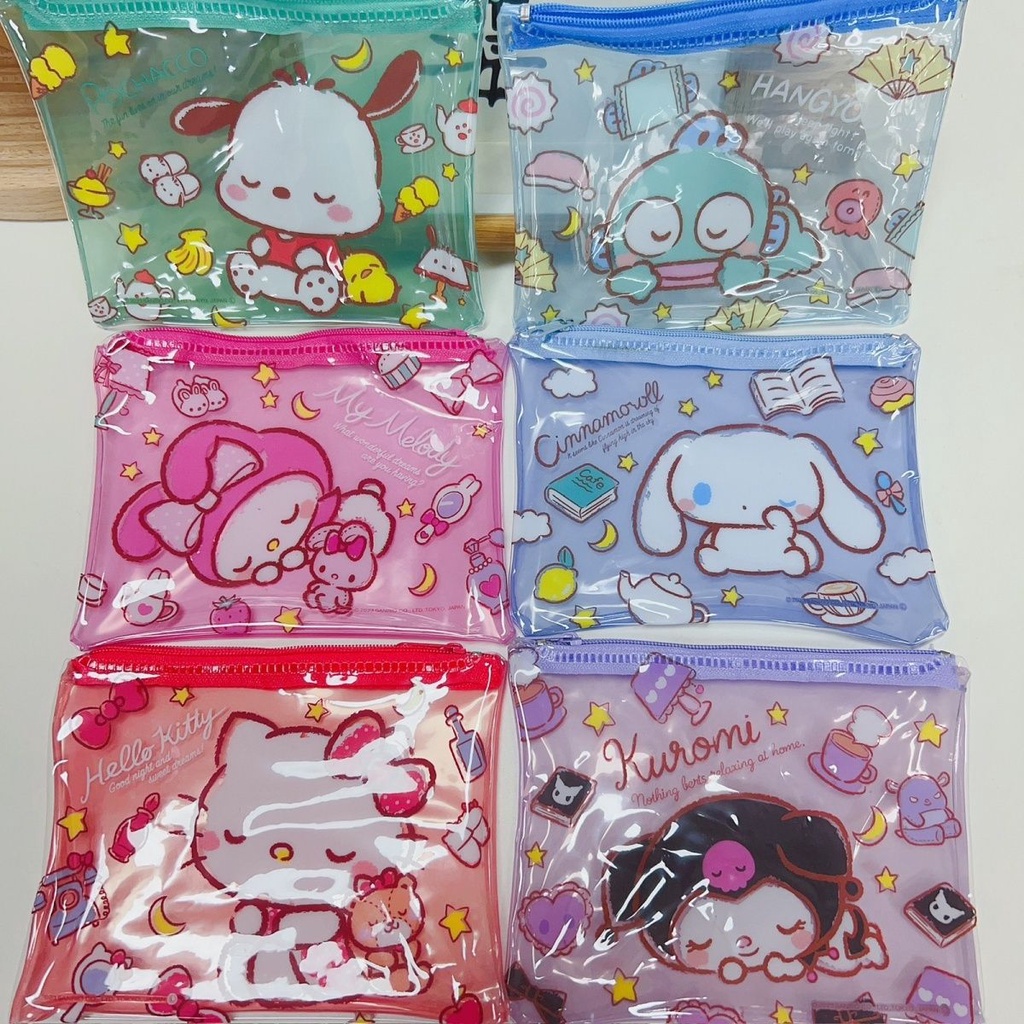 Cute Cartoon Transparent Sanrio PVC Card Storage Bag (14.5 * 11.5cm ...