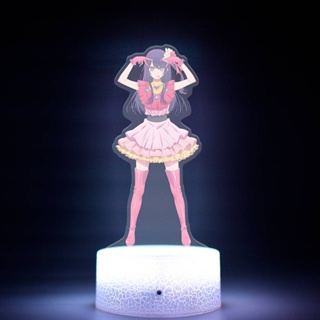 Anime Lamp Oshi No Ko Figure Hoshino Ai 3d Night Light for Girl