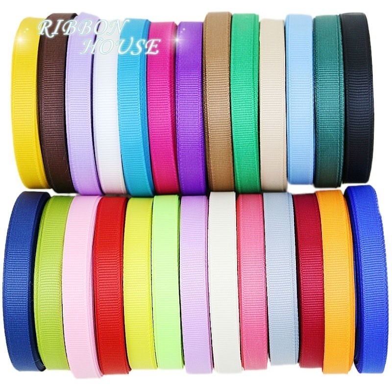 (25yards/roll) 10MM Grosgrain Ribbon Wholesale Gift Wrap Decoration ...
