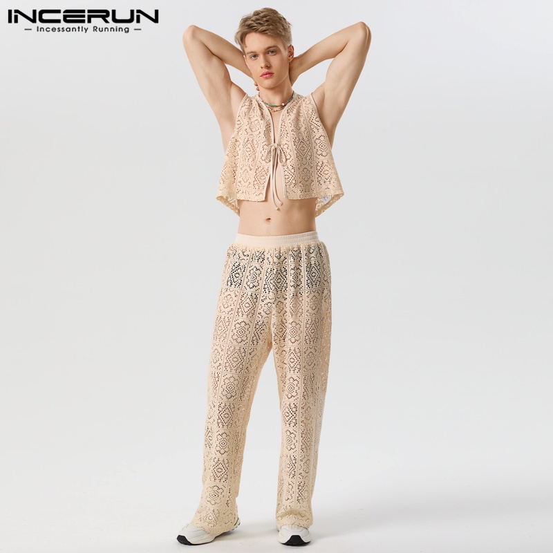 INCERUN Short Vest+Pants Casual Set | Shopee Philippines