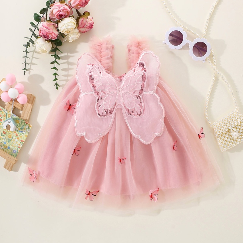 Baby Dress Butterfly Dress for Baby Girl Summer Fashion Newborn Baby Wings Princess Dress Kids
