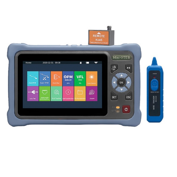 Touch screen type OTDR optical time domain reflectometer 100KM light ...