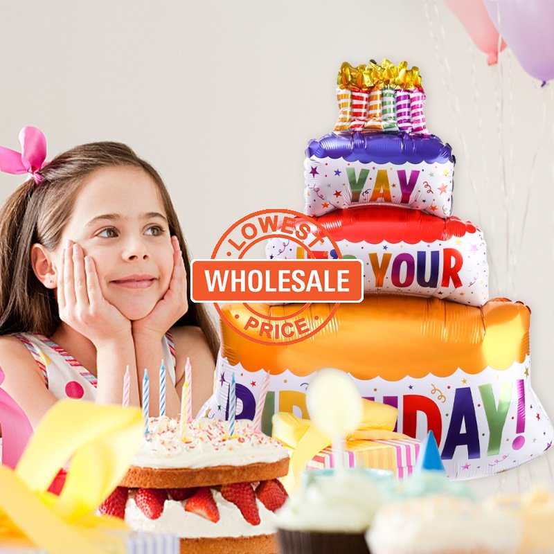 [Wholesale] Cute Cartoon Birthday Background Layout Photography Props