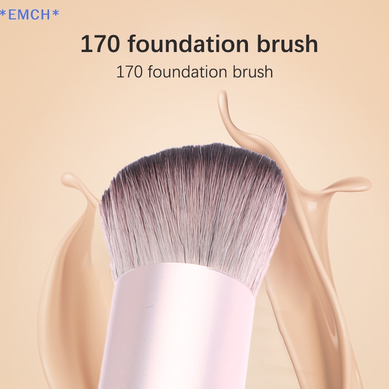 EMCH> Foundation Makeup Brushes Oblique Angled Flawless Concealer Brush