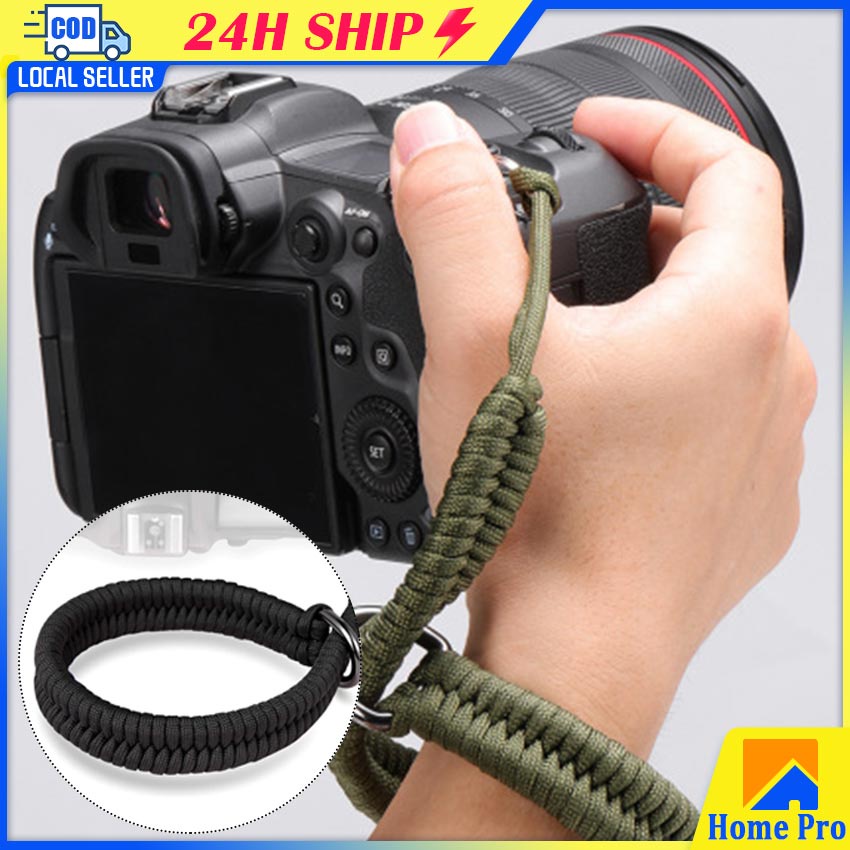 1PC Camera Strap Camera Wrist Strap Hand Grip Paracord Braided ...