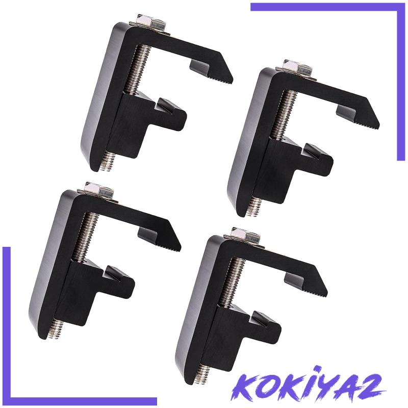 [Kokiya2] 4Pcs Track System Mounting Clamps for Camper Shell Truck