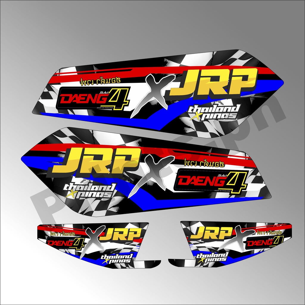 TMX / RUSI / PINOY / MOTOPOSH / SKYGO / DECALS STICKER v3 ( JRP X DAENG ...