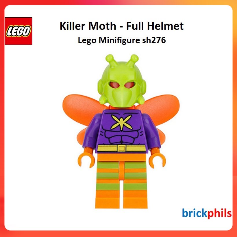 Lego Minifigure sh276 Killer Moth - Full Helmet | Shopee Philippines