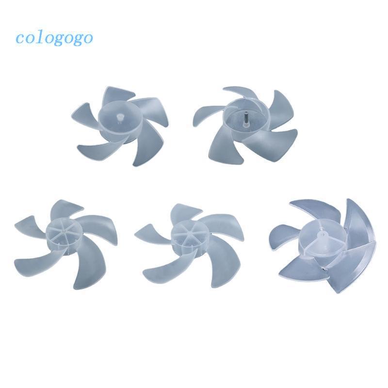 COLO Plastic Fan Blades 5 Leaves Plastic Fan Blades Replacement Five Leaves Electric Fan Blades