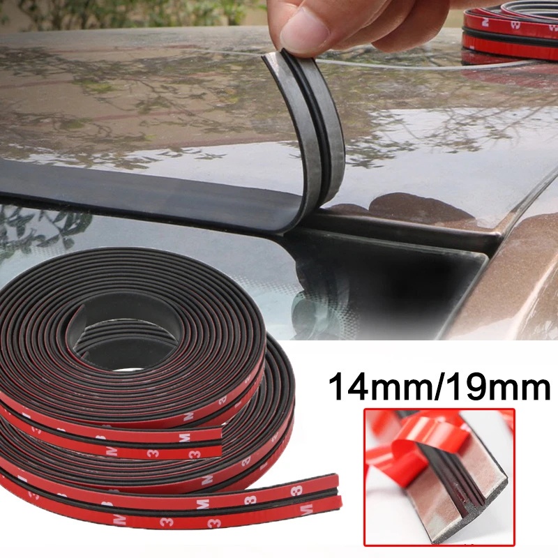 14/19MM Car Rubber Seal Strips/Auto Seal Protector Sticker/Window Edge