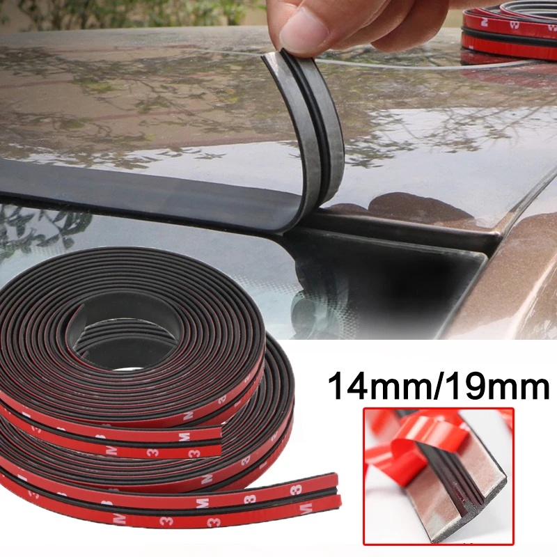 14/19MM Car Rubber Seal Strips/Auto Seal Protector Sticker/Window Edge ...