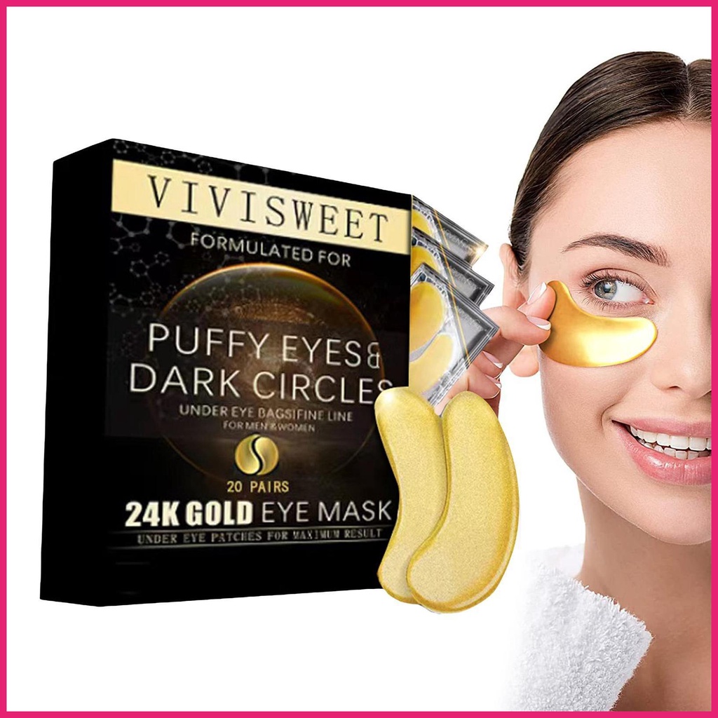 Eye Patch For Puffiness Gold Eye Patch 20 Pairs Tired Eyes And Dark