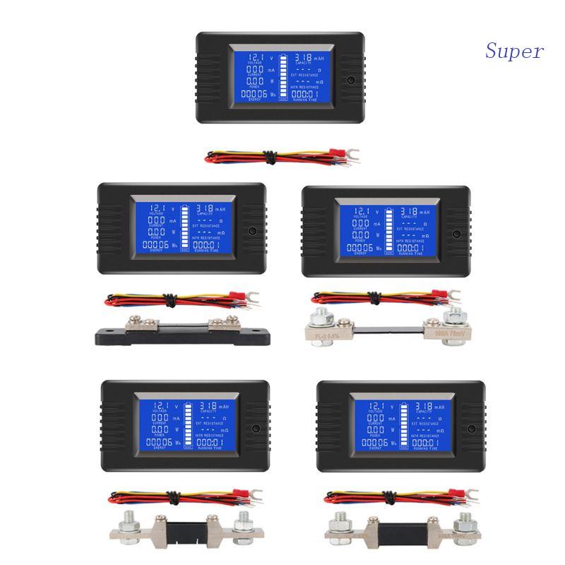 Super Multifunction Monitor Meter 50A/100A/200A/300A LCD Display ...