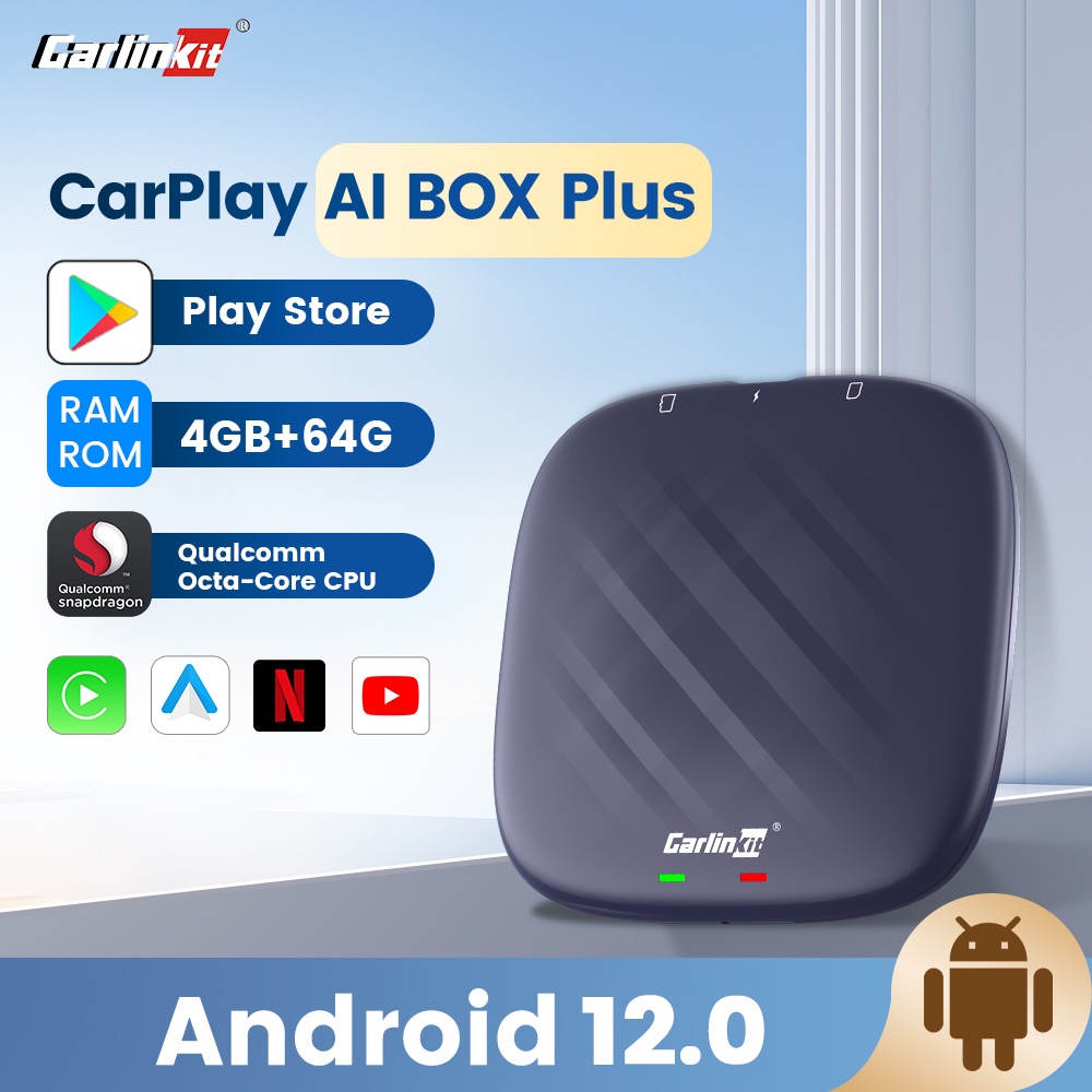 Carlinkit Android 12 CarPlay Ai Box Wireless CarPlay Android Auto ...