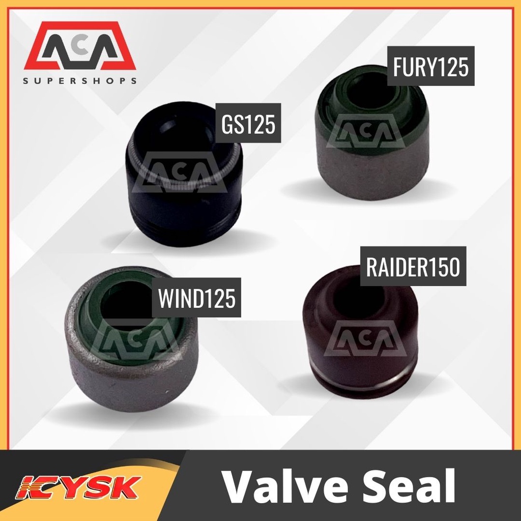 YSK Valve Seal RAIDER 150/ GS125/ FURY 125/ WIND 125 (2PC SET) Shopee