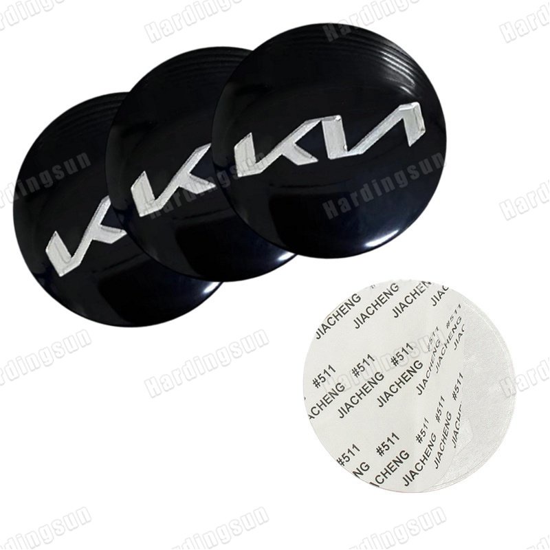4pcs 56MM Car Wheel Center Hubcaps Cover Sticker for KIA Morning Forte ...