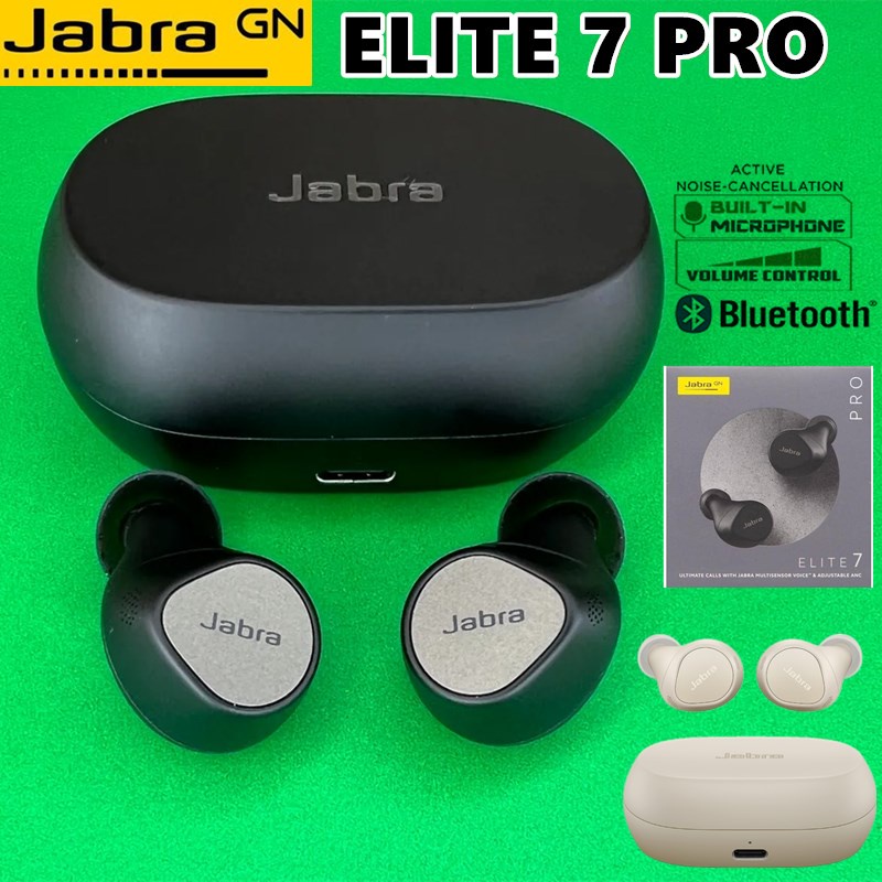 Jabra Elite Pro Wireless Bluetooth Earphones Sports 3D Stereo Music Bass  Headset with Microphones