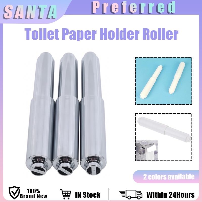 Retractable Plastic Toilet Paper Holder Roller Tissue Roll Replacement