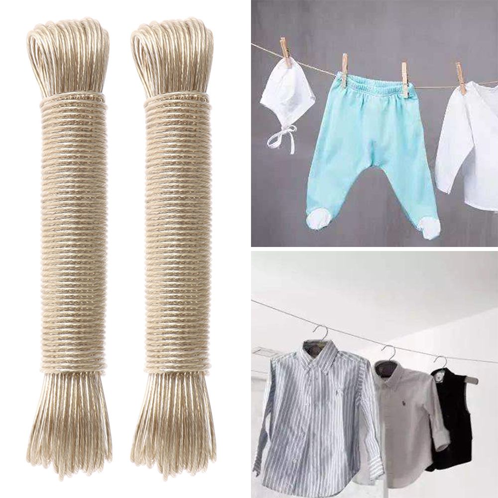 Heavy Duty Extra Strong Steel Core Washing Line Clothes Line Laundry ...