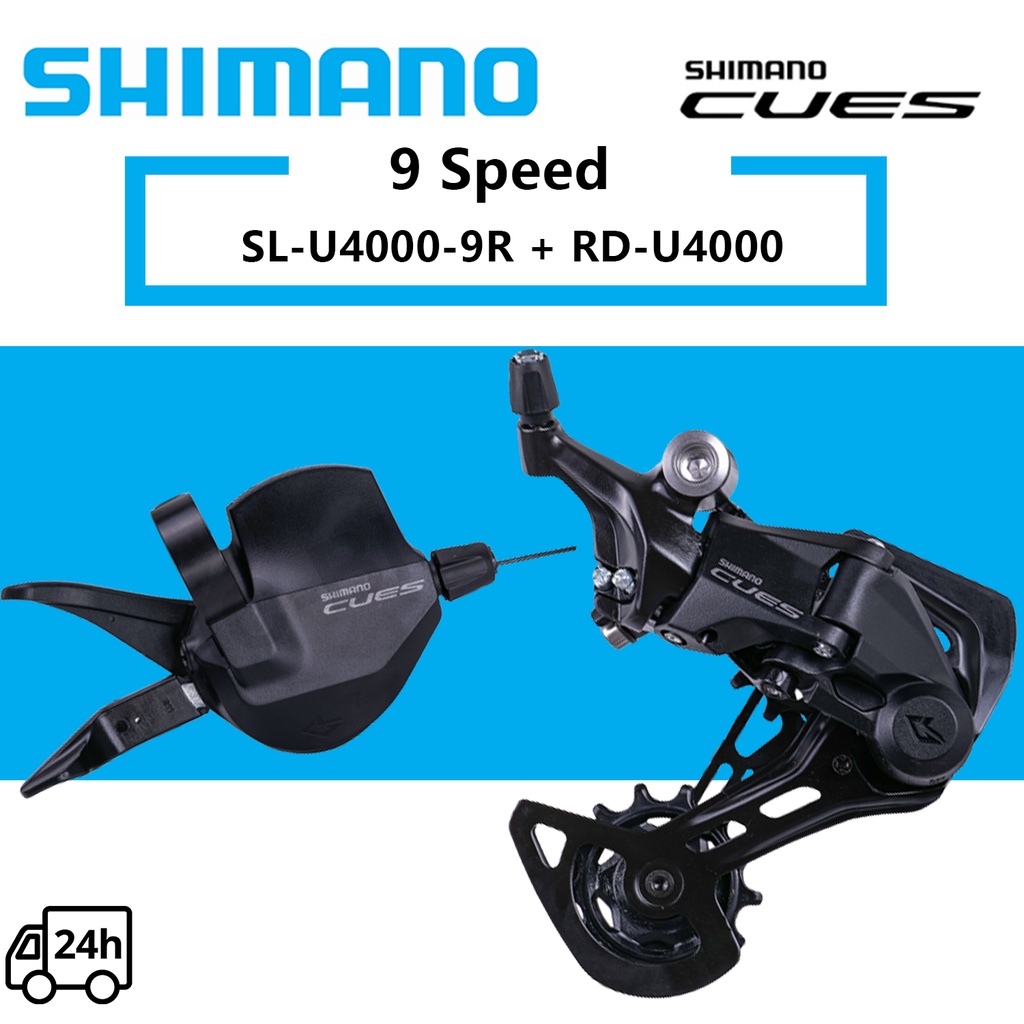 Shimano Cues U4000 1x9 Speed Groupset Sl U4000 Right Shifter Lever Rd U4000 Mtb Original Parts 2171