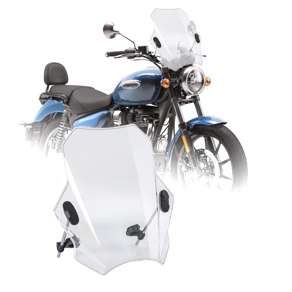 Windscreen For Royal Enfield Bullet Meteor Classic 350 500 Interceptor 650 Himalayan 411 400