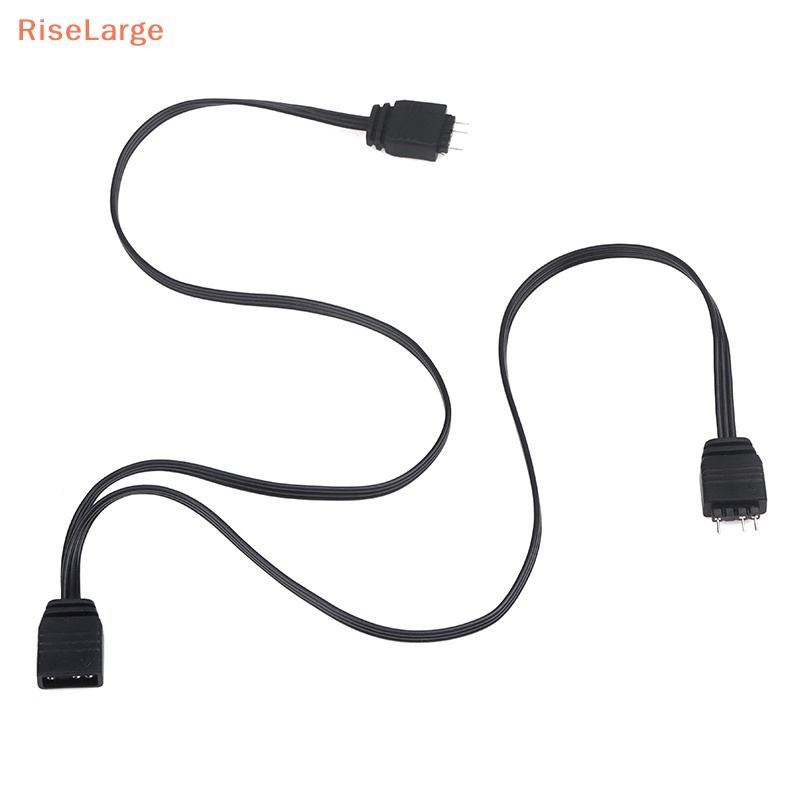 [RiseLarge] 1Set ARGB Fan Extension Cable 1 to 2 5V 3Pin Fan Hub Adapter Cable PC Fan Splitter