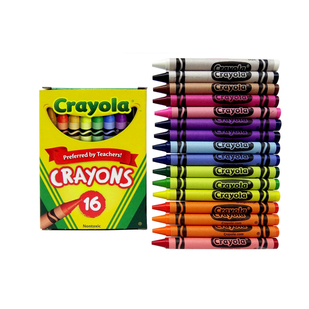 STSF 16pcs Crayons Colors Crayola School Supplies for Kids Project Art ...