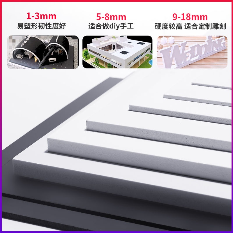 PVC Expansion Sheet) Sandbox Building Model Material Complete DIY