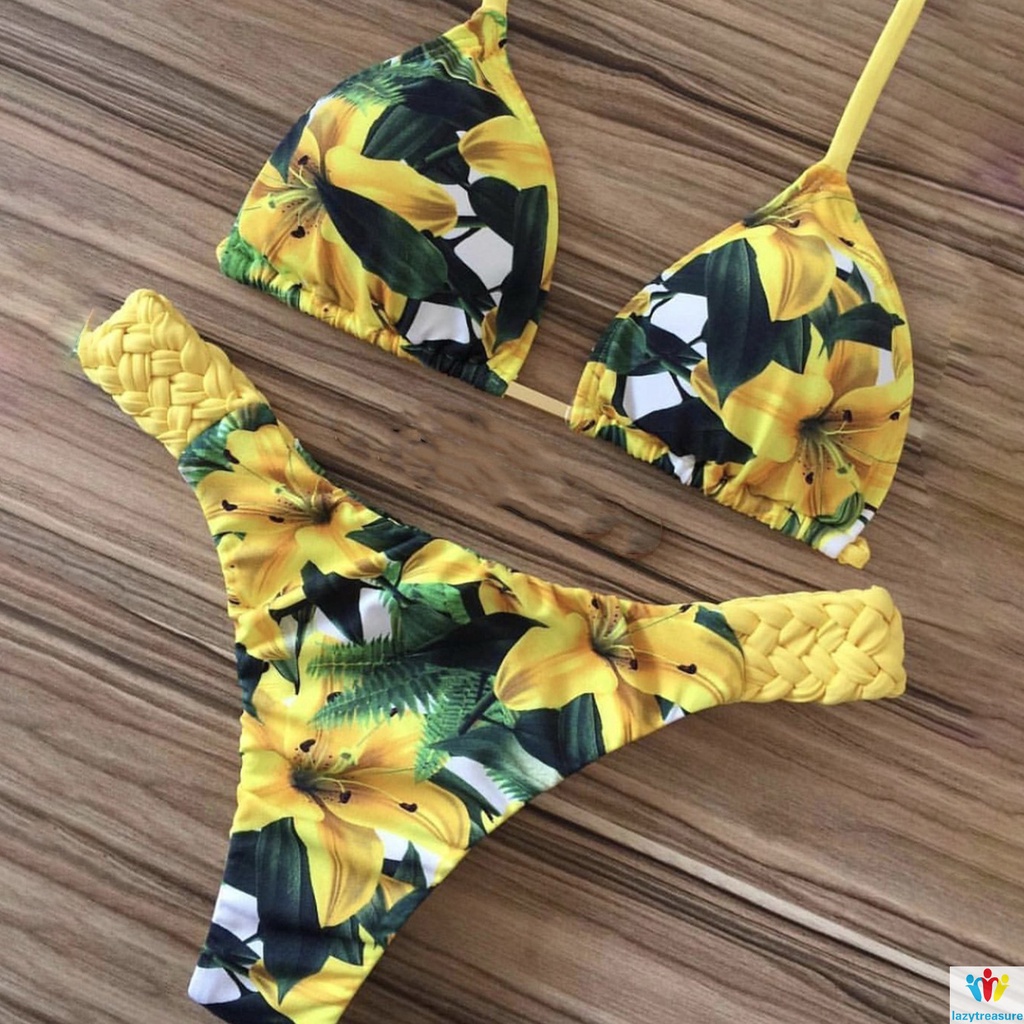 Low Waist Backless Bikini Sexy Swimwear Bra String Bikini Suntan Female