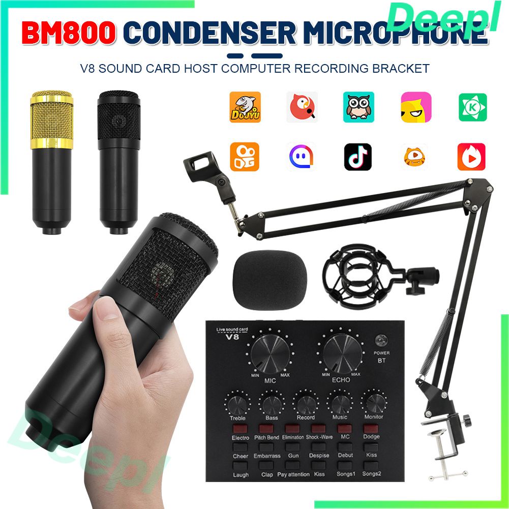 Recording Stand BM800 Capacitive Microphone Multifunctional with Live