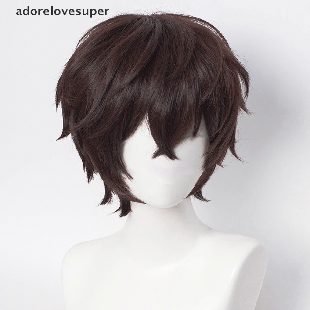 AD1PH Anime Bungo Stray Dogs Dazai Osamu Cosplay Wig Heat Resistant ...