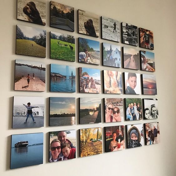 Personalized Photo Tiles Wall Art for Home Gifts Giveaways Birthday ...