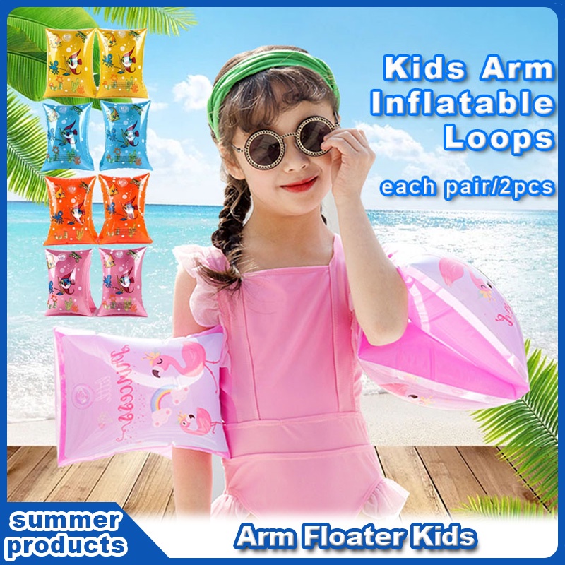 1 Pair Arm Floater Kids Inflatable Arm Floater Swimming Inflatable Arm ...