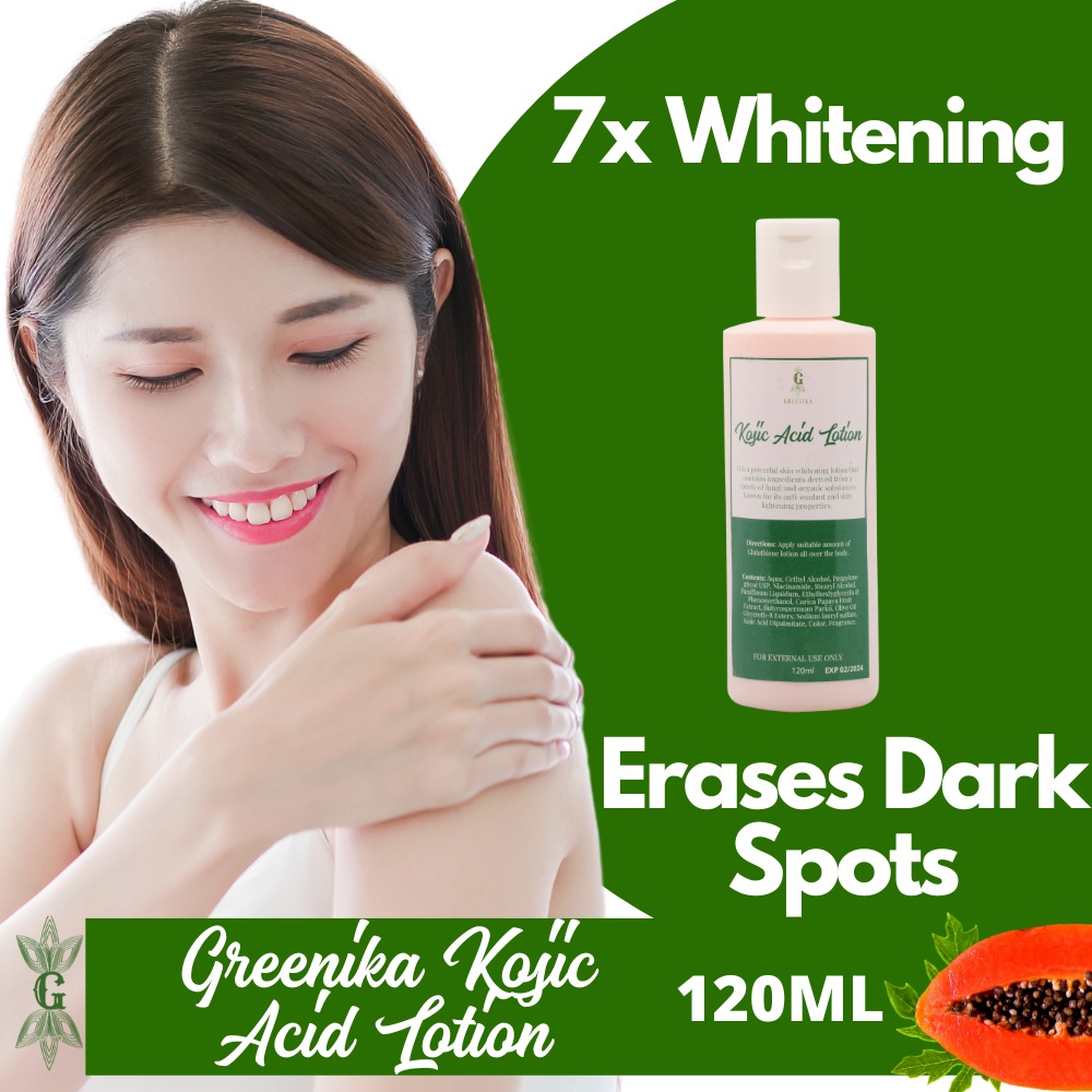 [ KOJIC ACID LOTION ] Greenika Kojic Acid Lotion Triple Skin Lightening