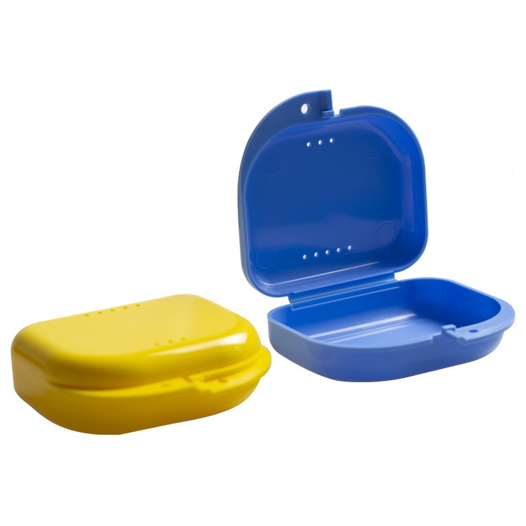 Colorful Tooth Protection Denture Storage Box Tooth Holder Box Braces ...