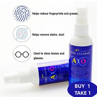 100ml Eyeglass Lens Cleaner Liquid Spray Scratch Remover High