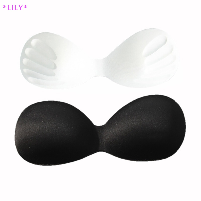 LILY> Women Swimsuit Padding Inserts Sponge Foam Bra Pads Chest Cup ...