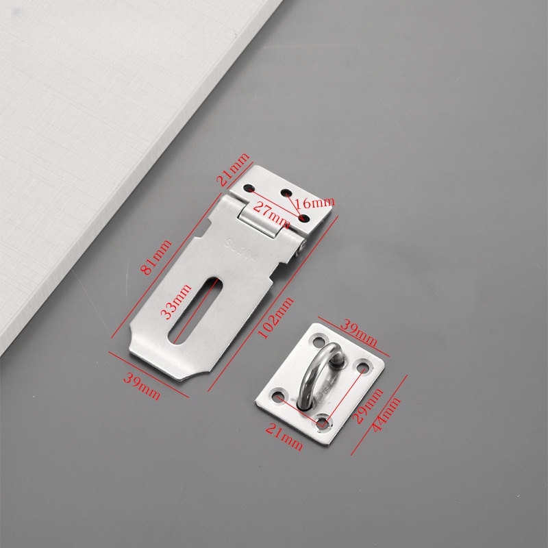 Stainless Steel Padlock Hasp, Heavy Duty Hasp and Staple with Screws ...