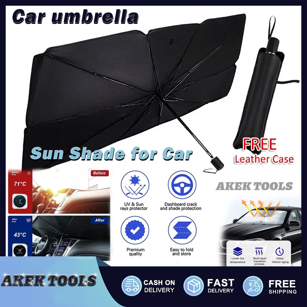 Foldable Car Umbrella Sun Shade Cover Protect Your Car from the Heat