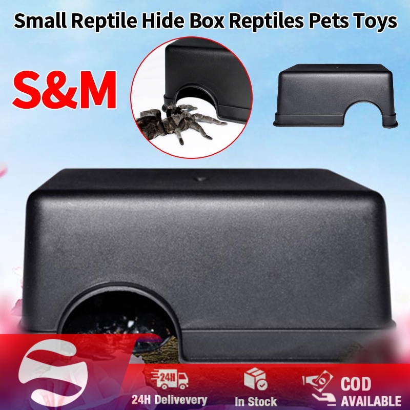 Reptile Hide Box Habitats Caves Hiding Snake Cage Box For Snake Lizards
