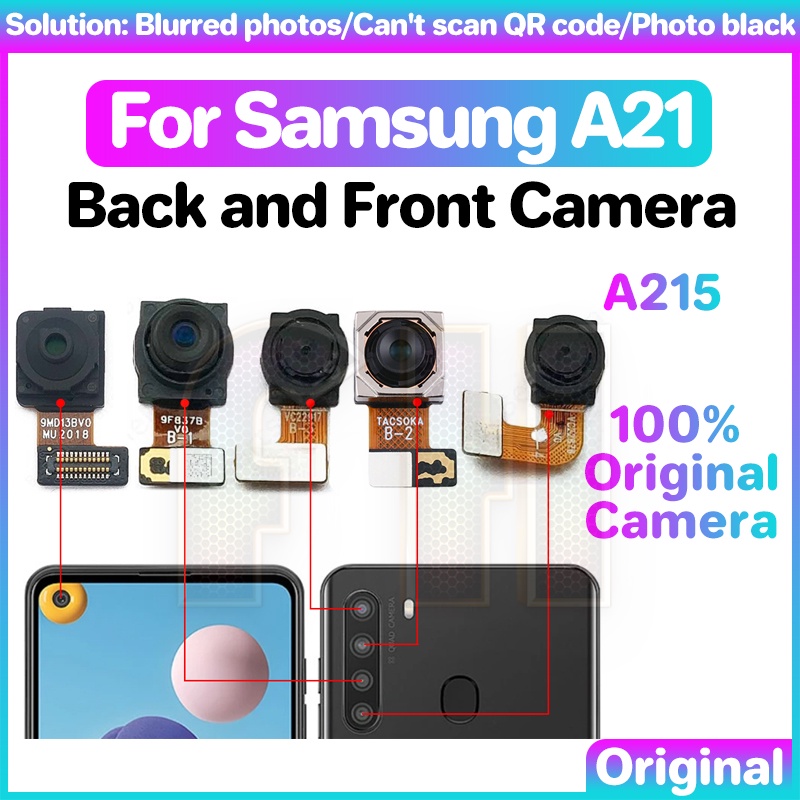 Front Back Camera For Samsung Galaxy A21 A215 Ultra Wide Back Macro ...