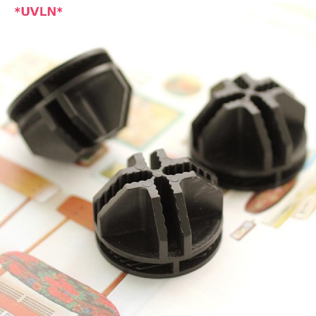 UVLN> 10pcs Small Black Grid Cube Connector Plastic Connectors for Wire ...