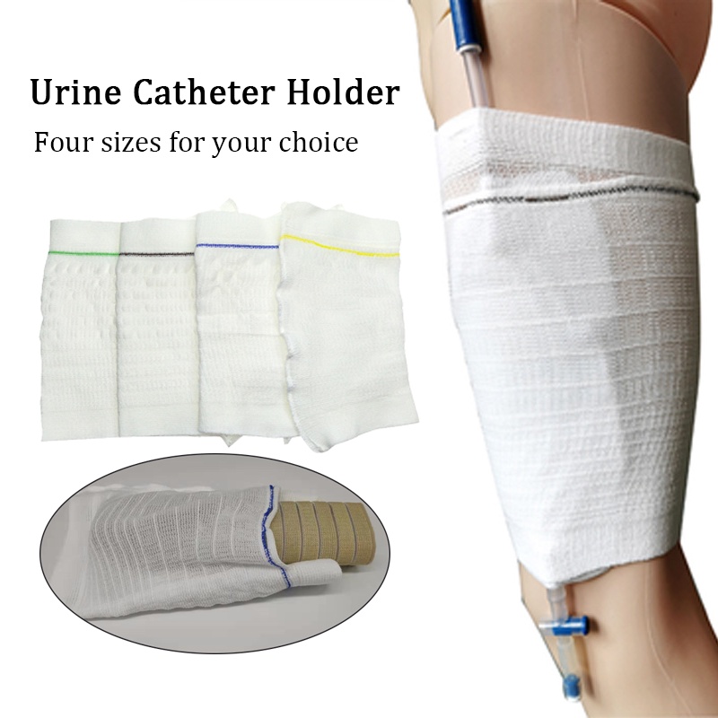Breathable elastic band leg sleeve catheter bracket urine bag leg frame drainage bag leg band