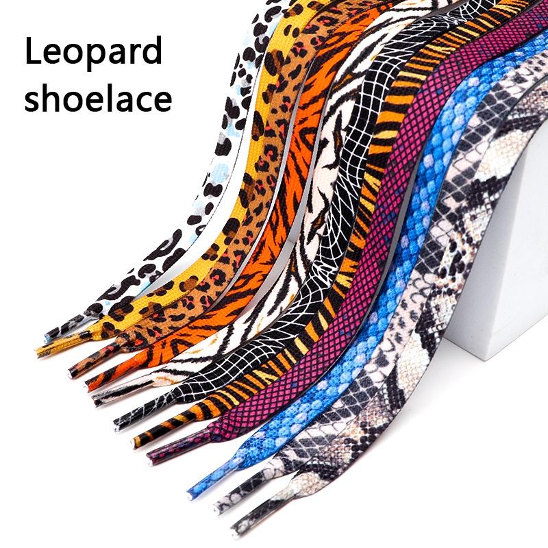 Lacets Fluffy Lacets Plats Imprimés Floraux Aeromdale 8mm De